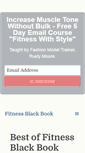 Mobile Screenshot of fitnessblackbook.com