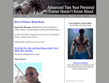 Tablet Screenshot of fitnessblackbook.com